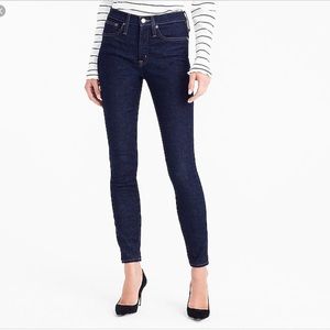 J crew toothpick ankle jeans